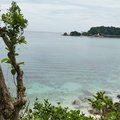 Beautiful views of Jemia Island from Kapas Island. 