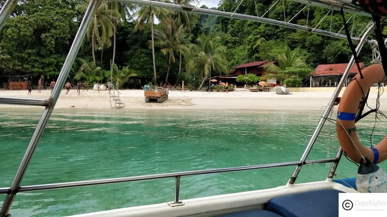 Beautiful view of Pulau Kapas Beach