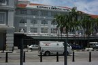 Entrance to Eastern and Oriental Hotel Penang
