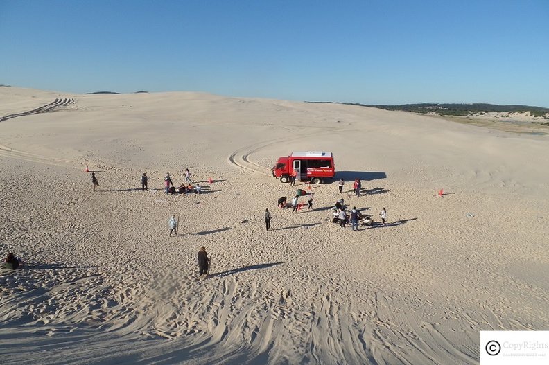 Sand Dunes are popular for Sand Surfing at Port Stephens