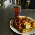 Quick lunch at Nasi Kandar Restaurant - Line Clear in Penang