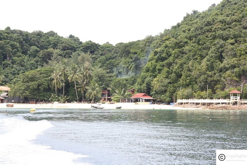 Beautiful view of Kapas Island KT