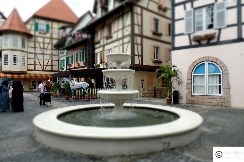 A beauitful fountain at Bukit Tinggi