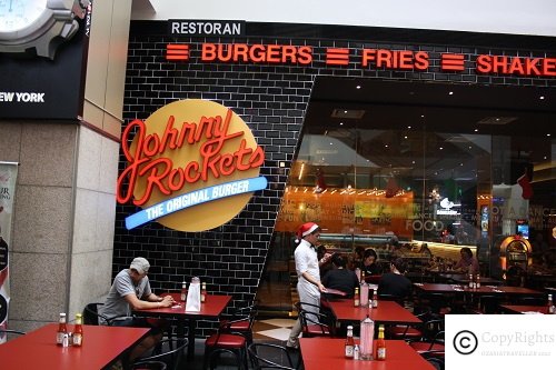 Johnny Rocket at Paviliion Mall in Bukit Bintang