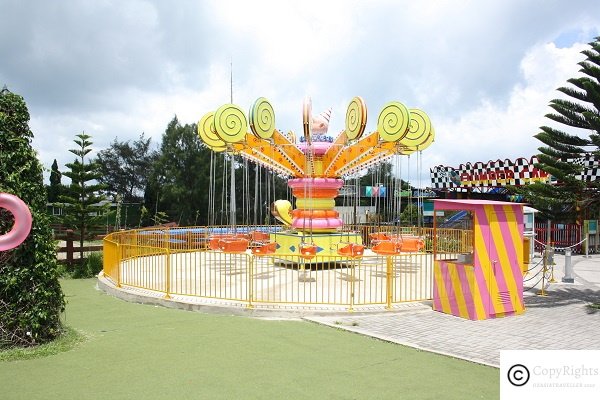 One of many rides at Sky Ranch in Tagaytay