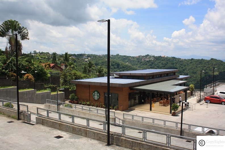 Great view of Tagaytay from Starbuck