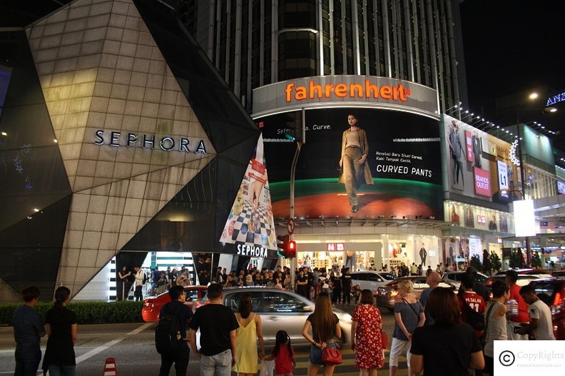 Farenheit Shopping Mall is a popular location in Bukit Bintang