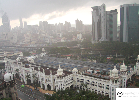 View of Railway Headquarters from my room at Majestic Hotel