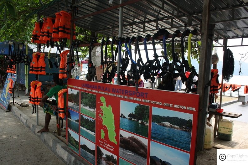 Watersports on Pangkor Island in Perak