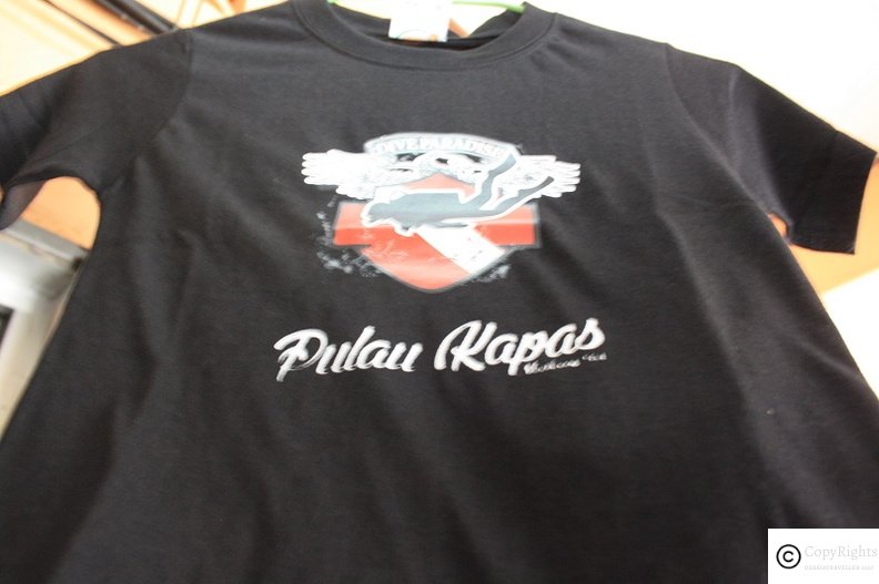 Stores at Marang Jetty sell merchandise and souvenirs