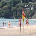 Stay safe and swim within the Markers on Karon Beach. 