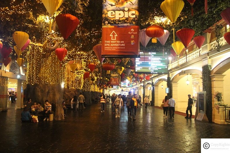 Lobby area of First World Hotel in Genting Highlands