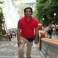 Climbing top of the stairs on Batu Caves is quite a challenge