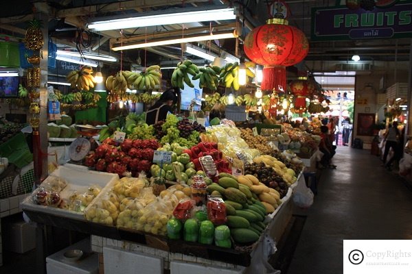 I bought fresh food from Banzaan Market located next to my hotel