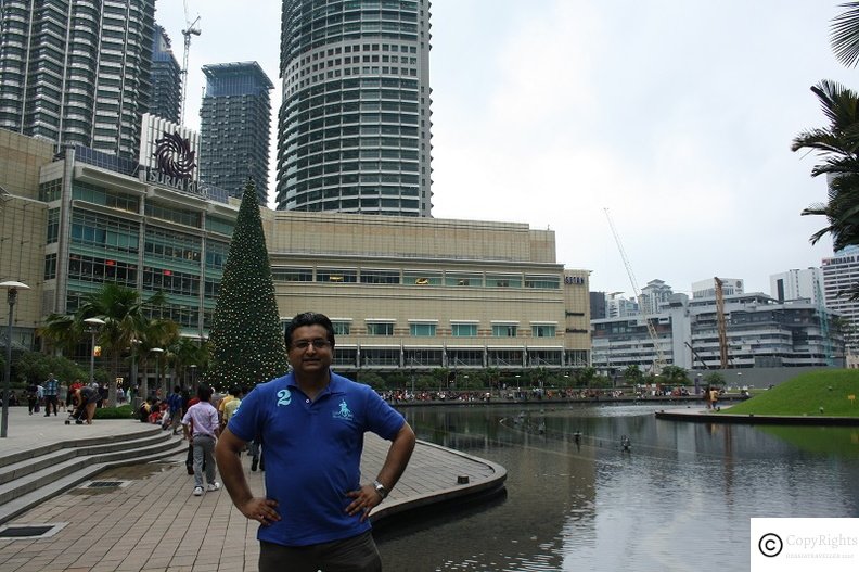Ozasiatraveller at KLCC Park in Kuala Lumpur
