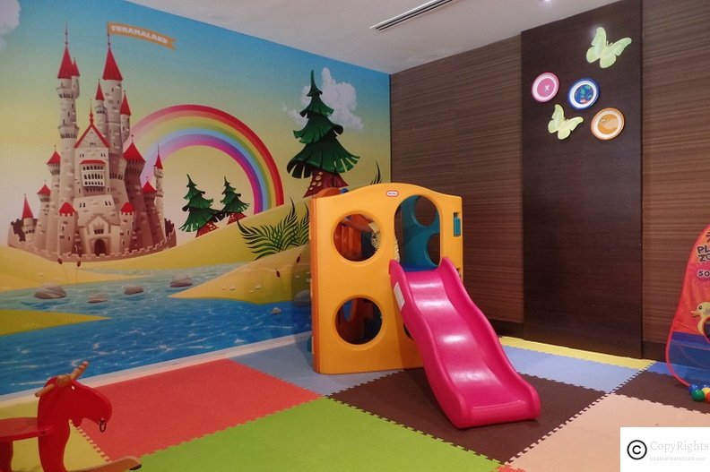 Kids play area on the ground floor in Furama Bukit Bintang