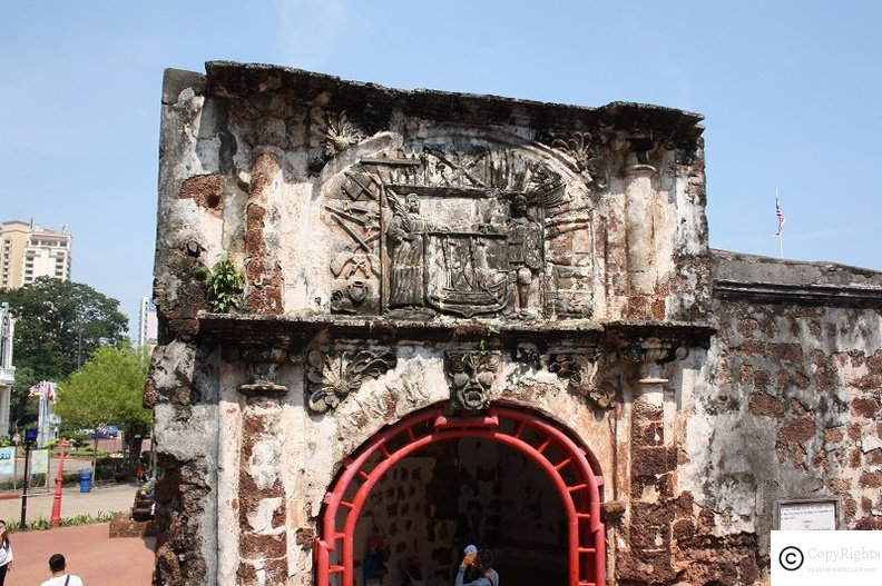 A'Famosa is located at the base of the hill in Melaka