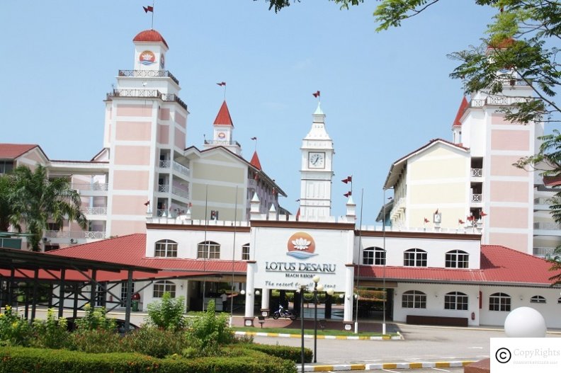 Desaru Lotus Resort is located near the entrance to Desaru