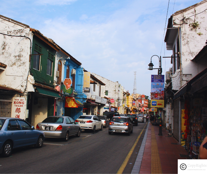 Walking through old streets of Jonker Walk area is reminiscent of bygone colonial era